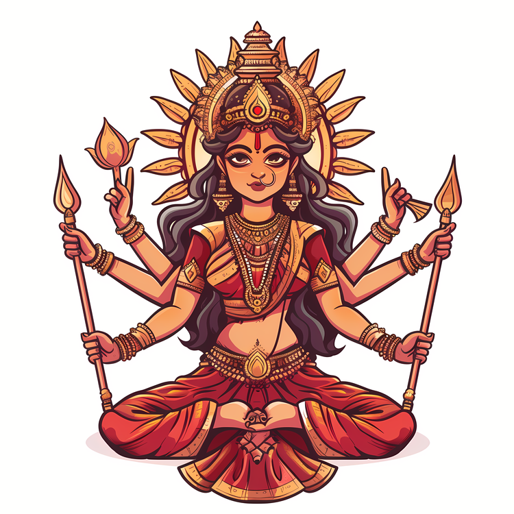 Durga Maa,Hindu Goddess,Lord Of Wealth