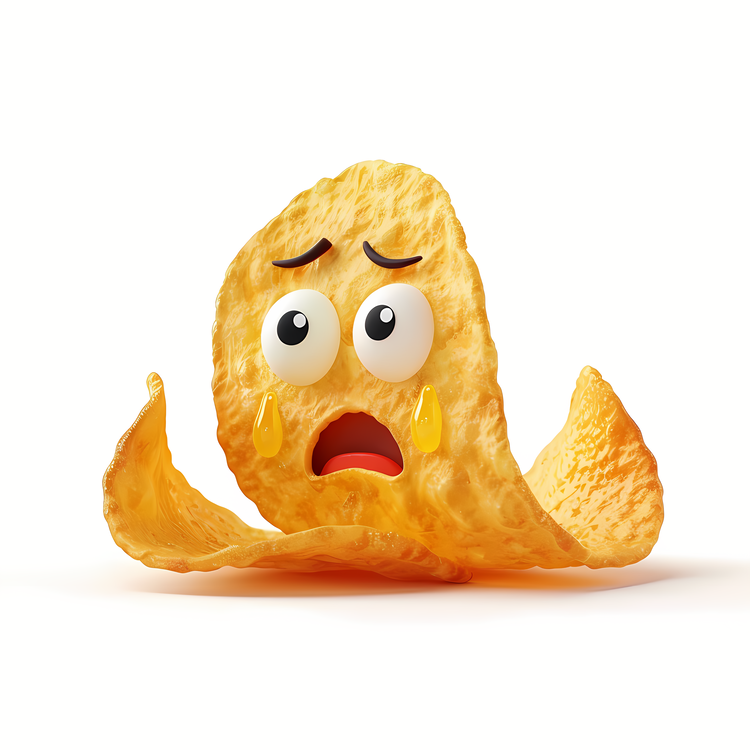 Potato Chip,Sad Face,Emotional Expression