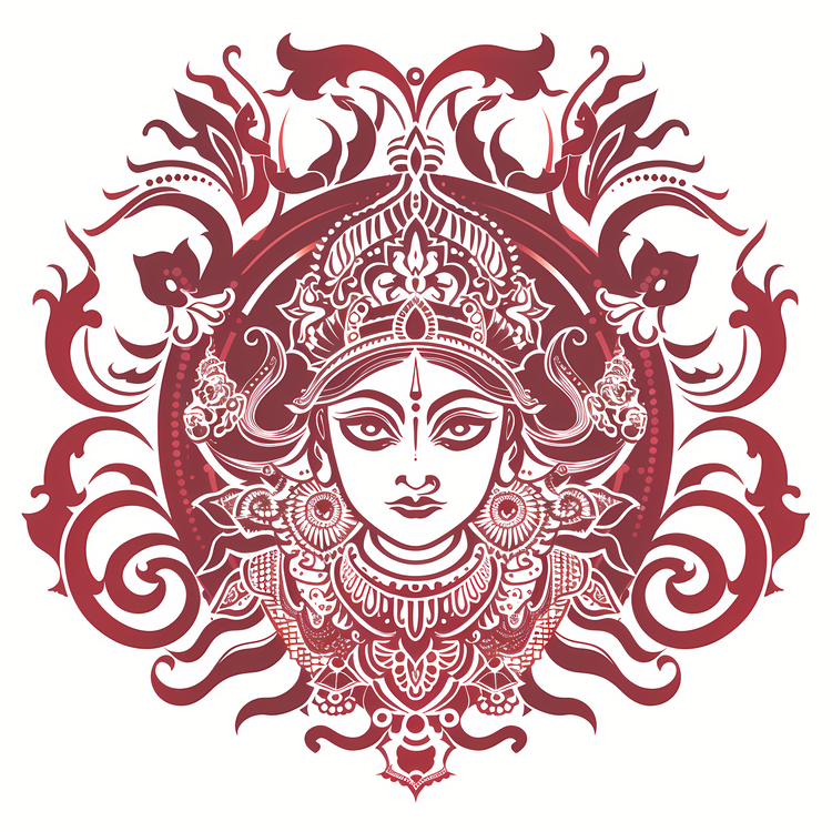 Durga Maa,Face,Hindu Goddess