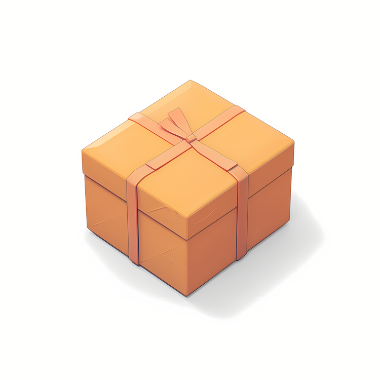 Shipping Box,Gift Box,Orange