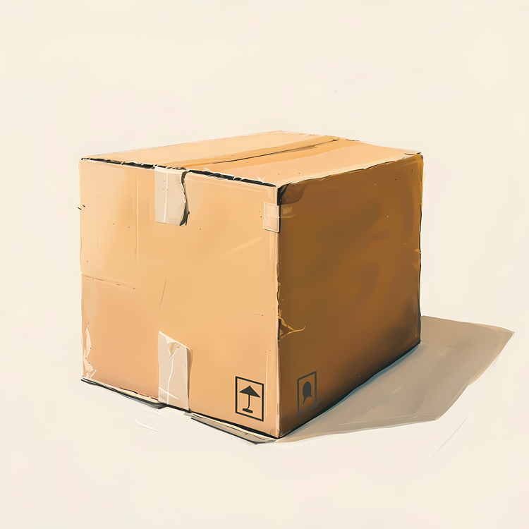 Shipping Box,Cardboard Box,Brown