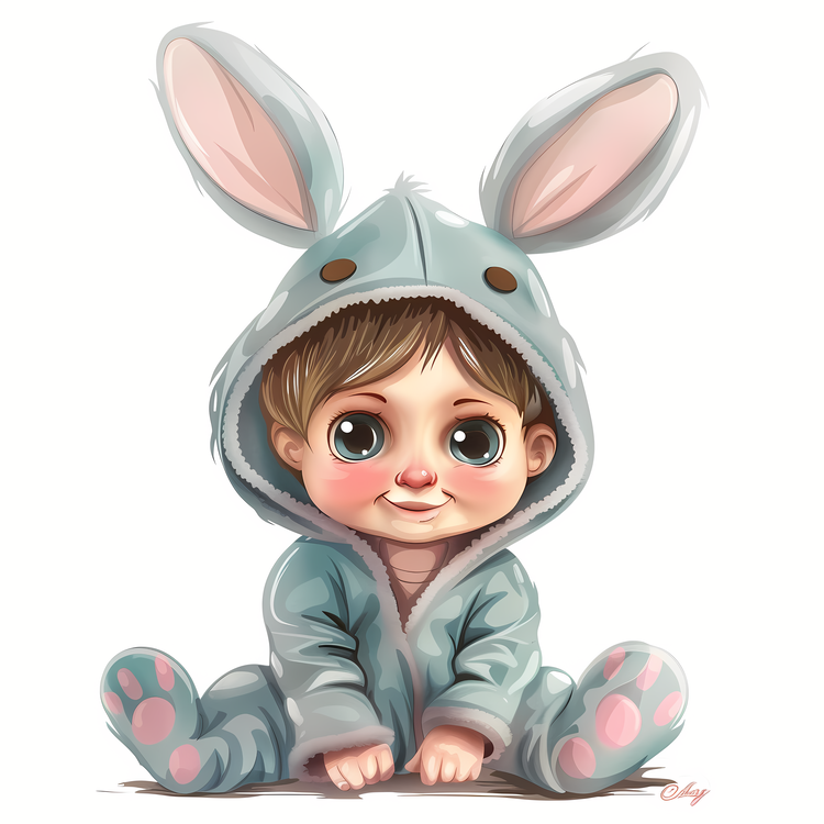 Easter Bunny Costume,Baby,Character