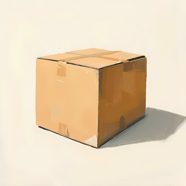 Shipping Box,Box,Brown