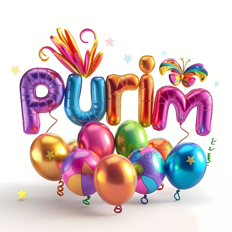 Purim,Happy Birthday Party,Celebration Balloons