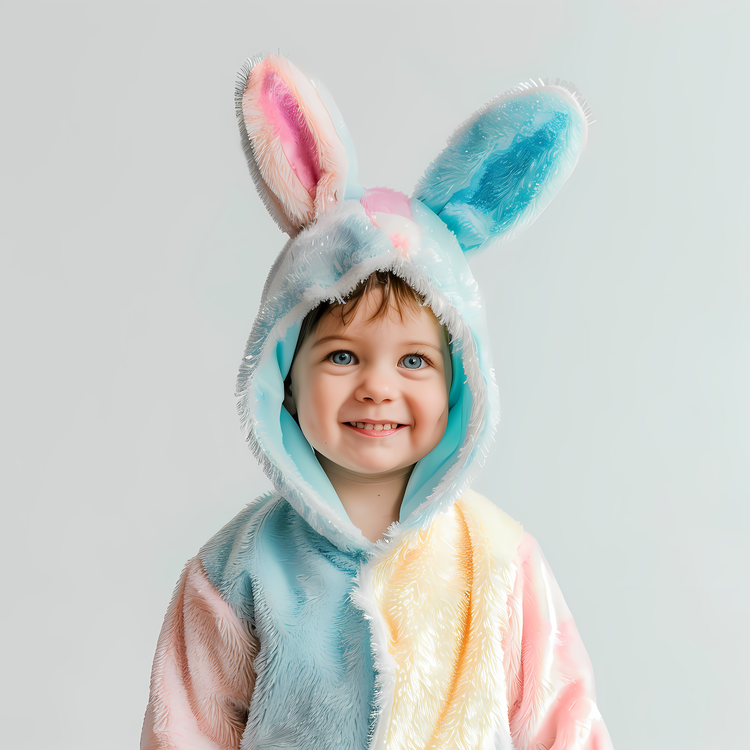 Easter Bunny Costume,Baby,Child In Costume