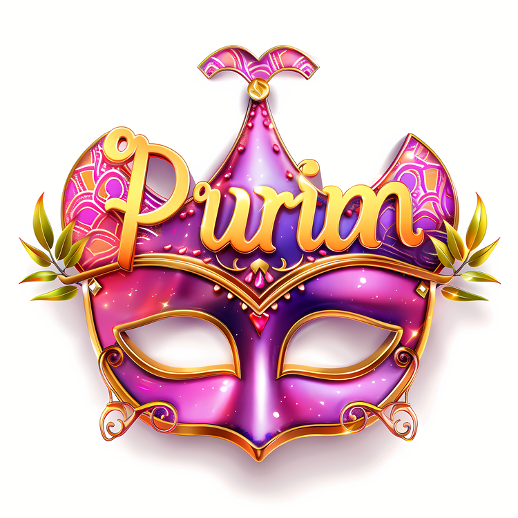 Purim,Mask,Purple