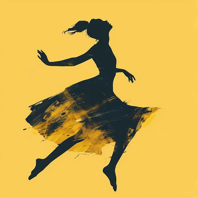 Dancer Silhouette,Leap,Jump