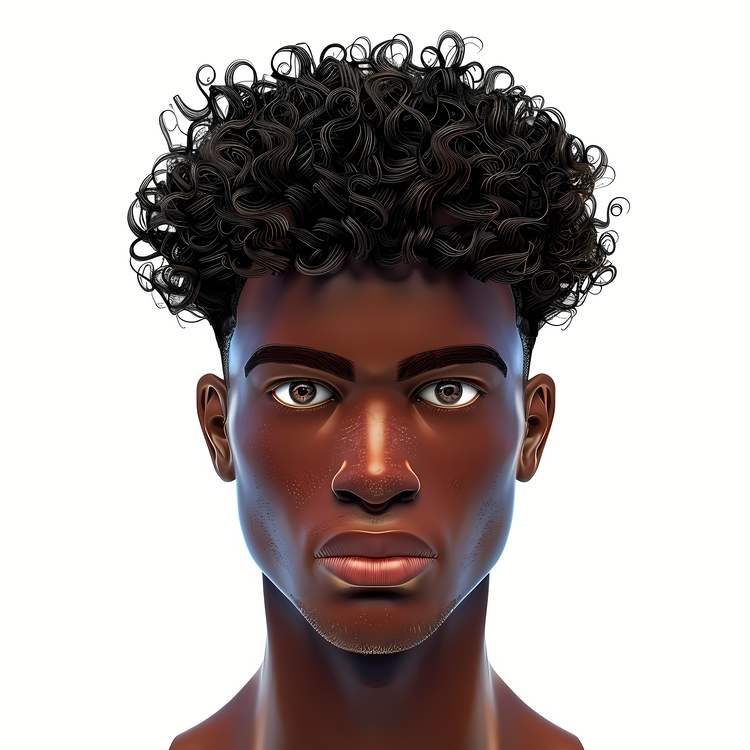 Man Hairstyle,Black Man,Afro Haircut