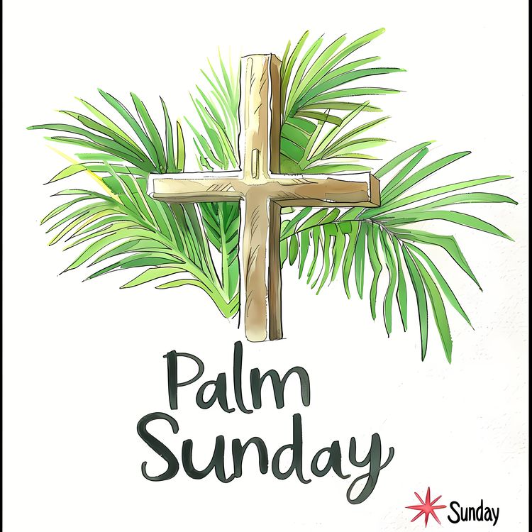 Palm Sunday,Cross,Palms