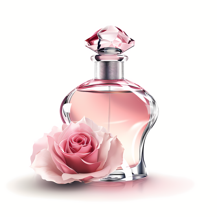 Fragrance Day,Perfume Bottle,Rose Petals