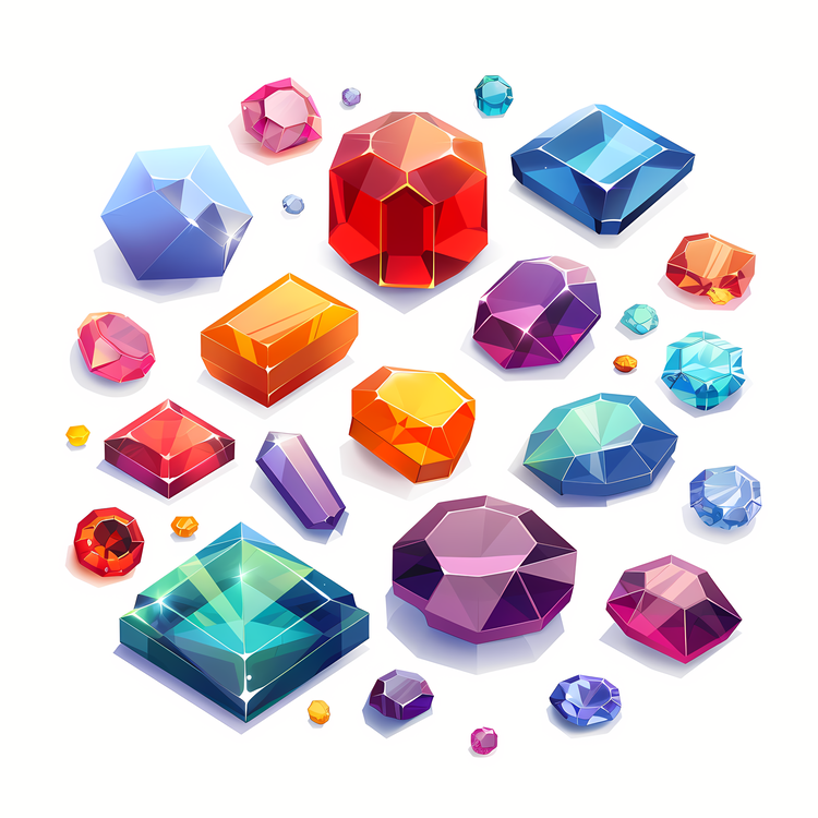 Colorful,Gems,Crystals