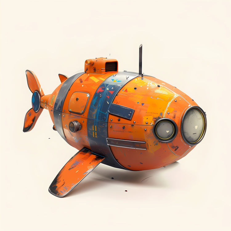Submarine Day,Alien,Orange