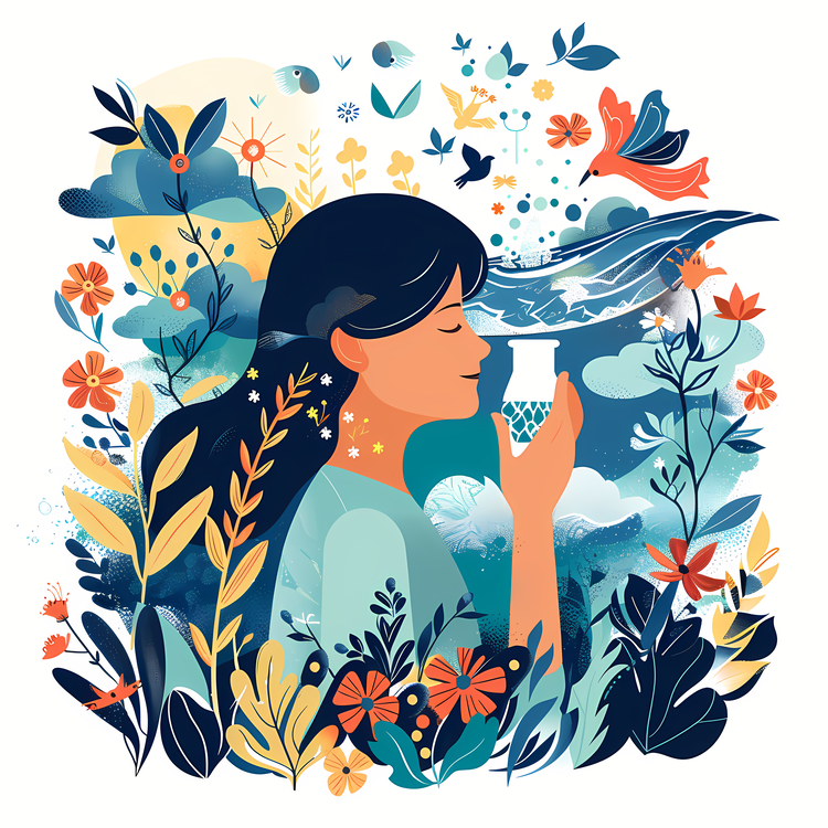 World Water Day,Woman,Nature