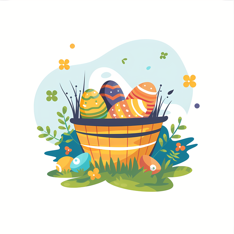 Happy Easter,Easter Baskets,Easter Eggs