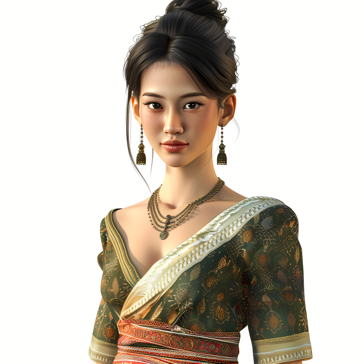 Cambodian Woman,Asian,Indian