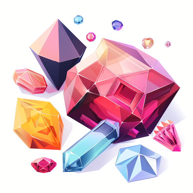 Diamonds,Gems,Crystals