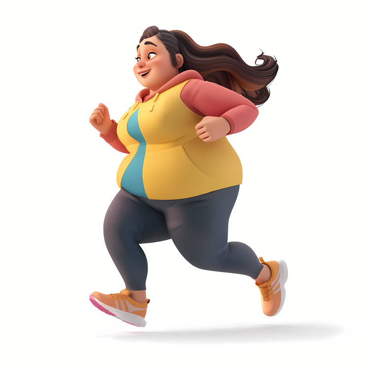 Obesity Woman,Obese,Athletic