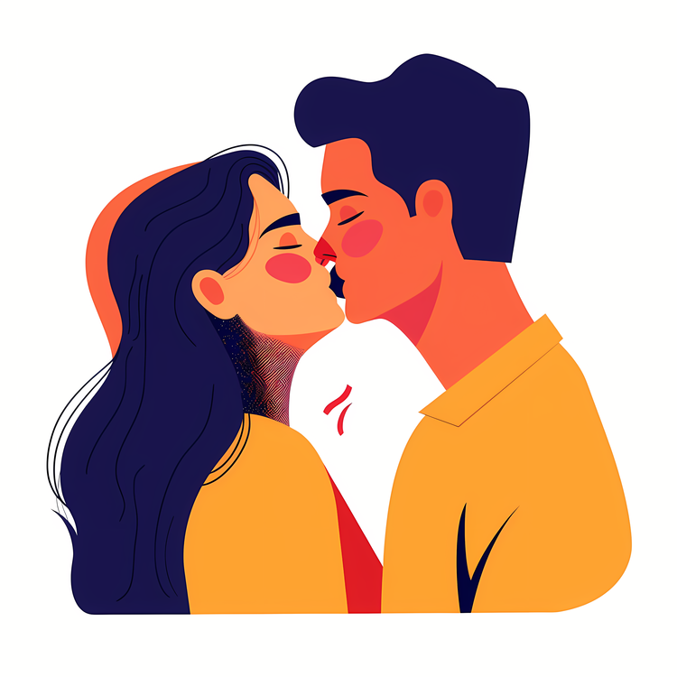Couple Kissing,Human,Kissing