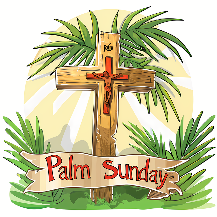Palm Sunday,Cross,Cross On Palm Sunday