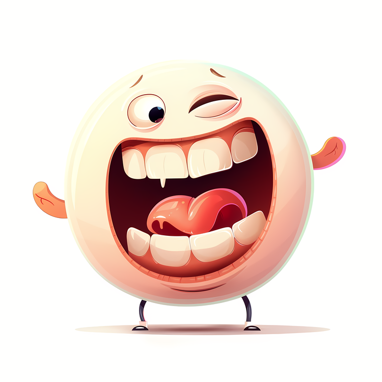 Lets Laugh Day,Laughing Cartoon Character,Funny Face