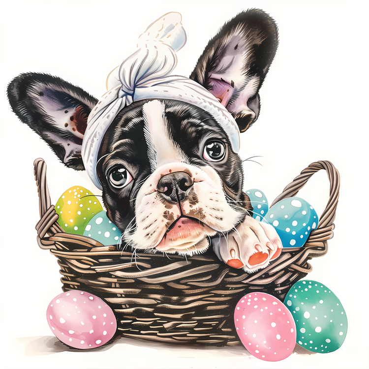 Easter Themed Pet,Puppy,Baskets