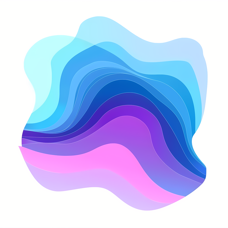 Gradient Background,Abstract,Blue And Pink Waves