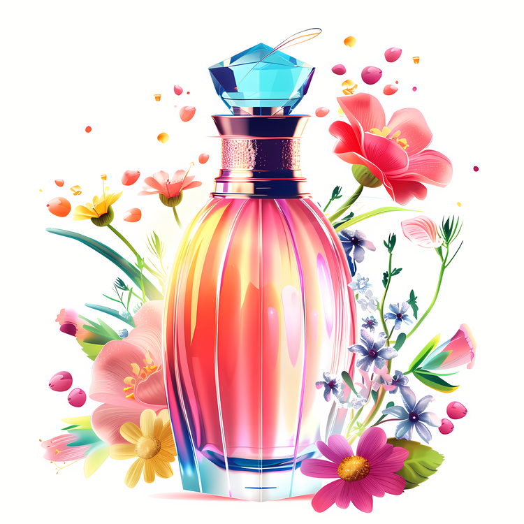 Fragrance Day,Floral Scent,Perfume Bottle