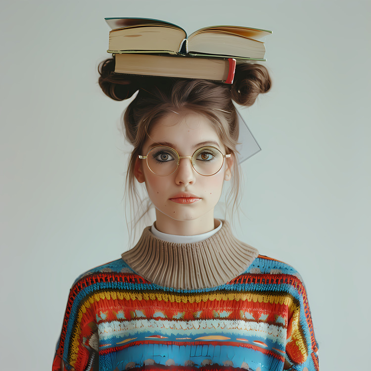 Young Woman With Book,Young,Woman