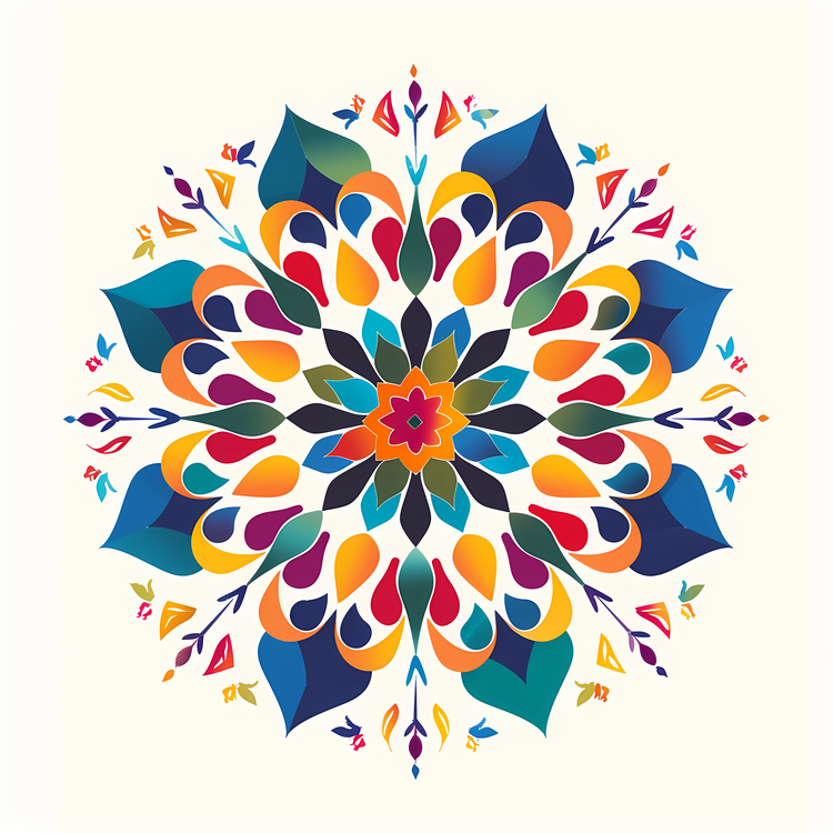 International Nowruz Day,Geometric,Colorful