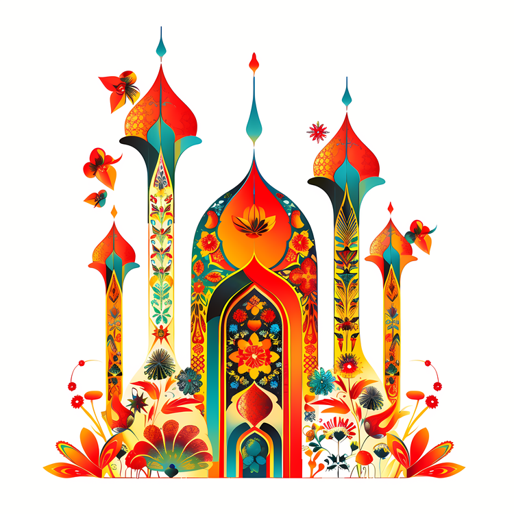 International Nowruz Day,Ornate Mosque,Islamic Architecture