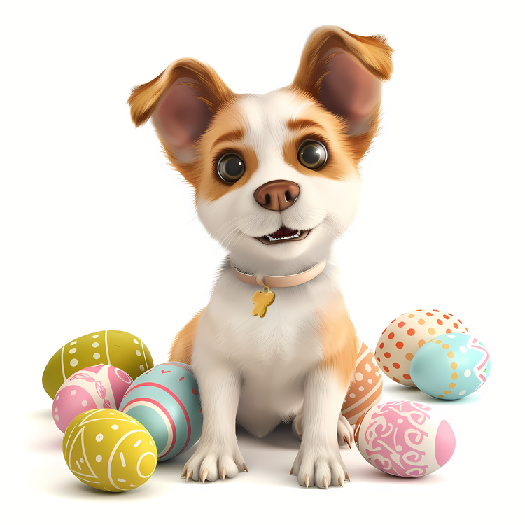 Easter Themed Pet,Puppy,Easter Egg