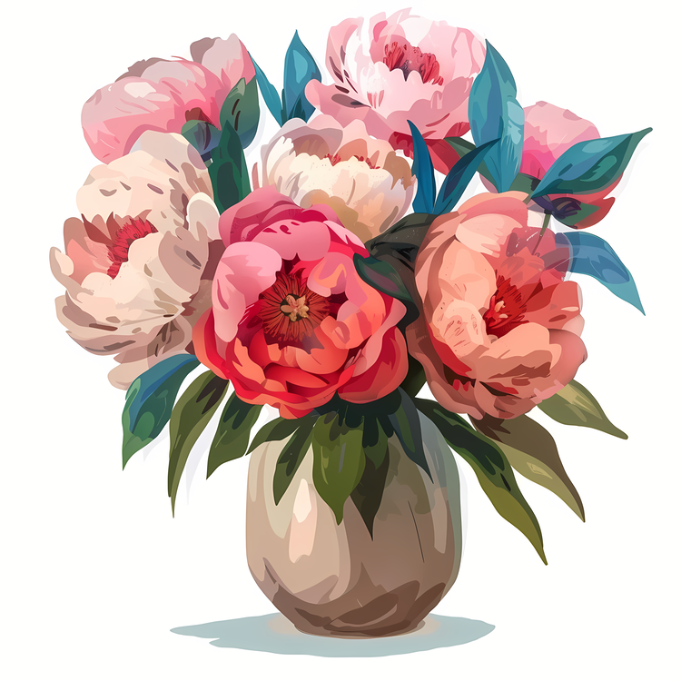 Peony Flower Arrangement,Flowers,Pink