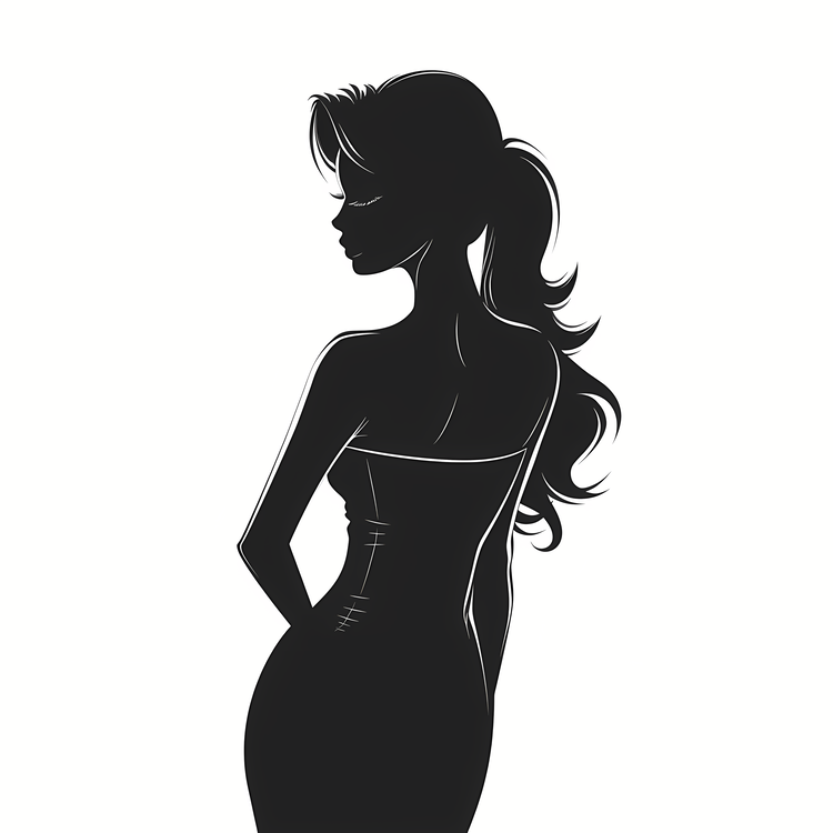 Spring Girl,Silhouette,Woman