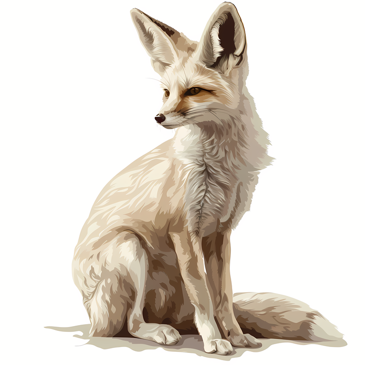 Fennec Fox,Animal,White