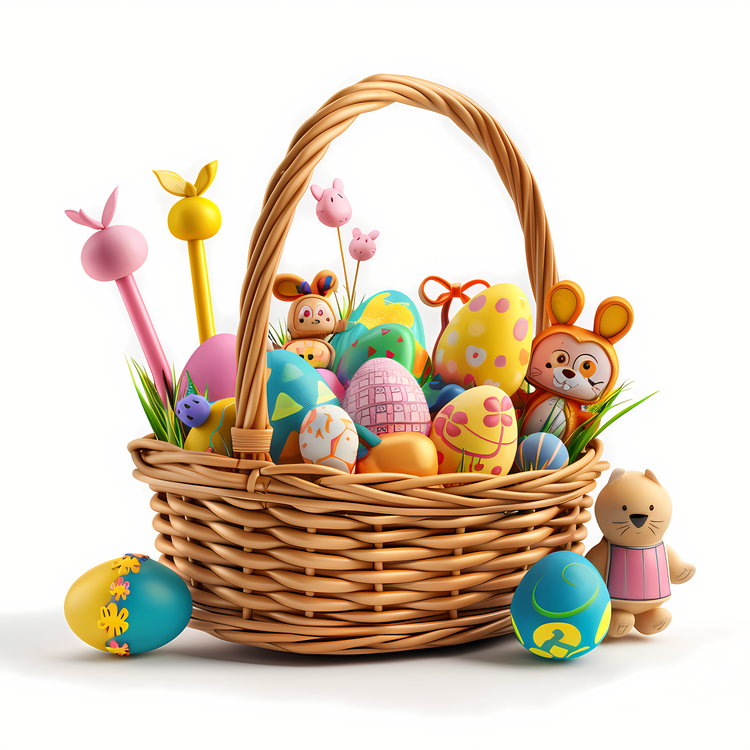 Easter Basket,Basket,Egg