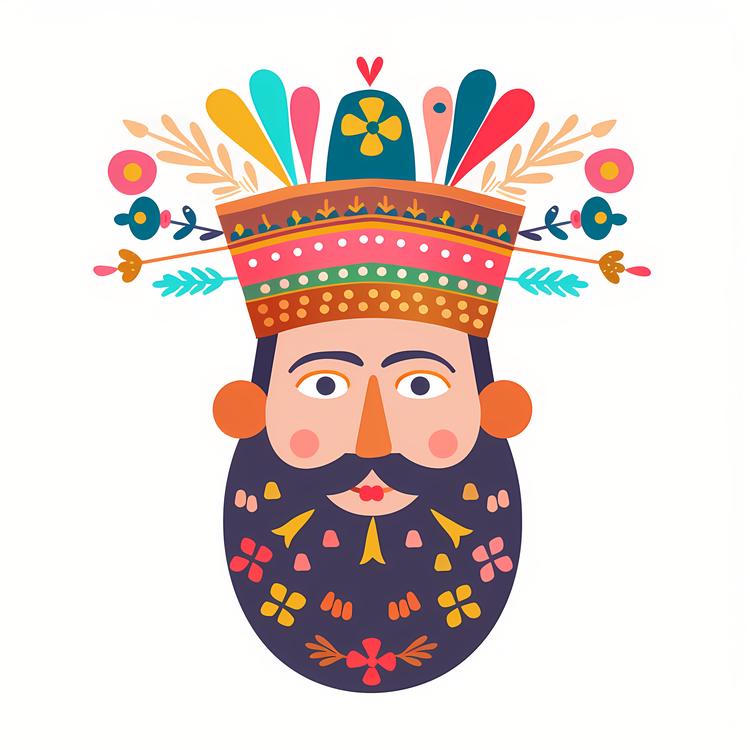 Purim,Face,Beard