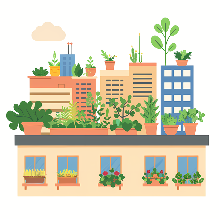 House,Greenery,Plants