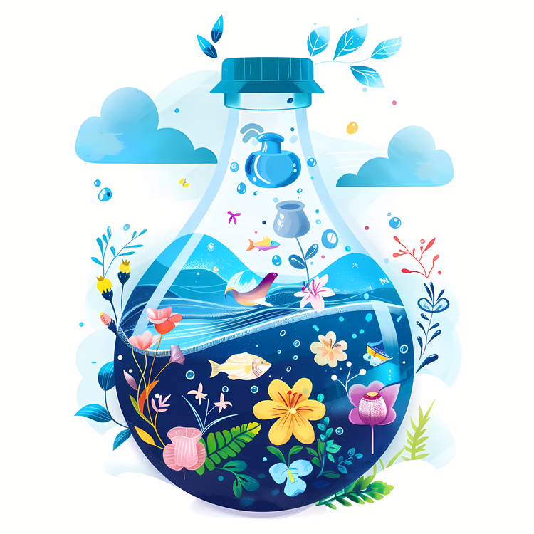 World Water Day,Water Bottle,Ocean