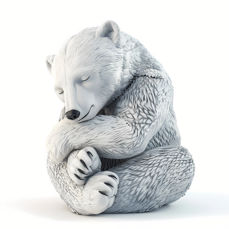 International Polar Bear Day,White Bear,Sculpture