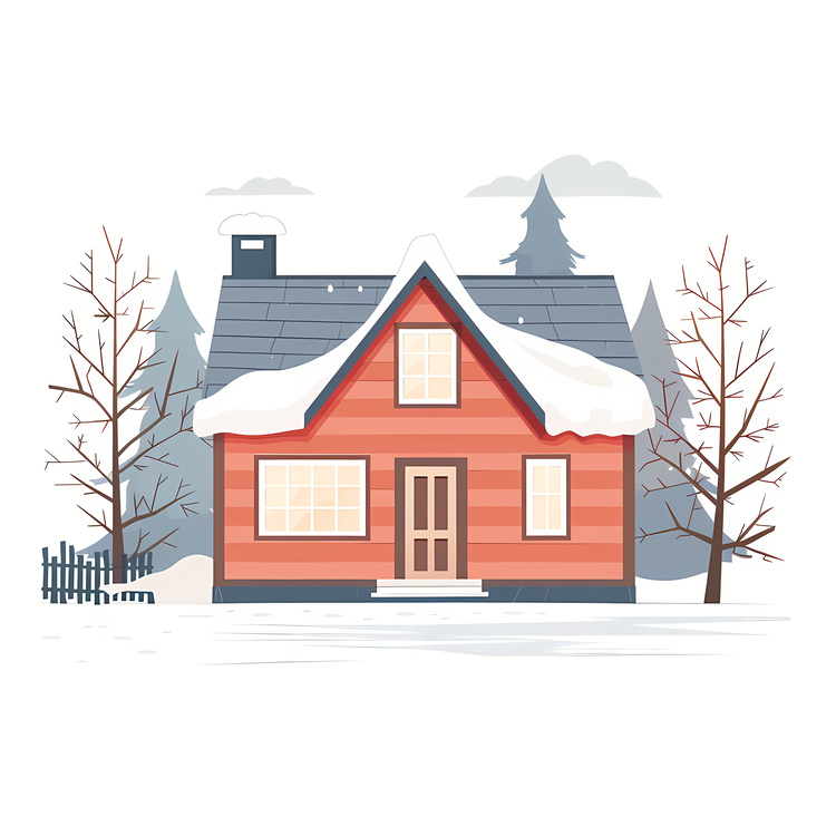 House,Winter,Snow