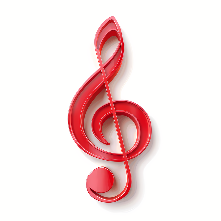Music Note,Music Symbol,Red Music Symbol