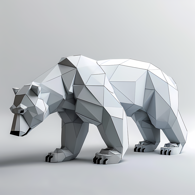 International Polar Bear Day,Polygonal,White