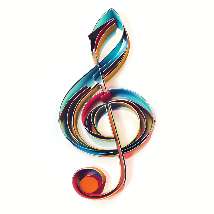 Music Note,Colorful,Musical Symbol