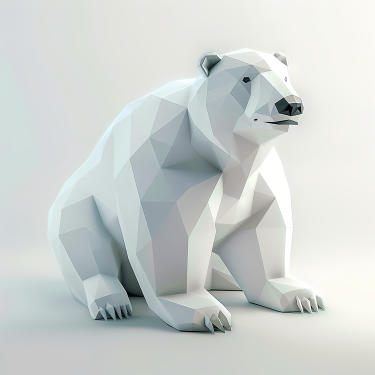 International Polar Bear Day,Lying,Polygonal