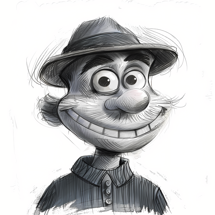 Cartoon Character,Smiling,Hats