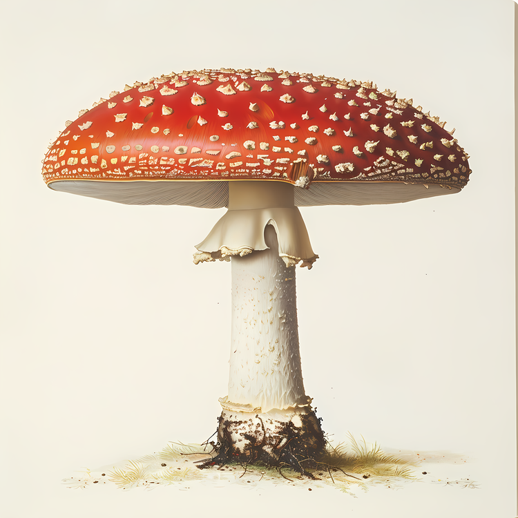 Common Mushroom,Mushroom,Red