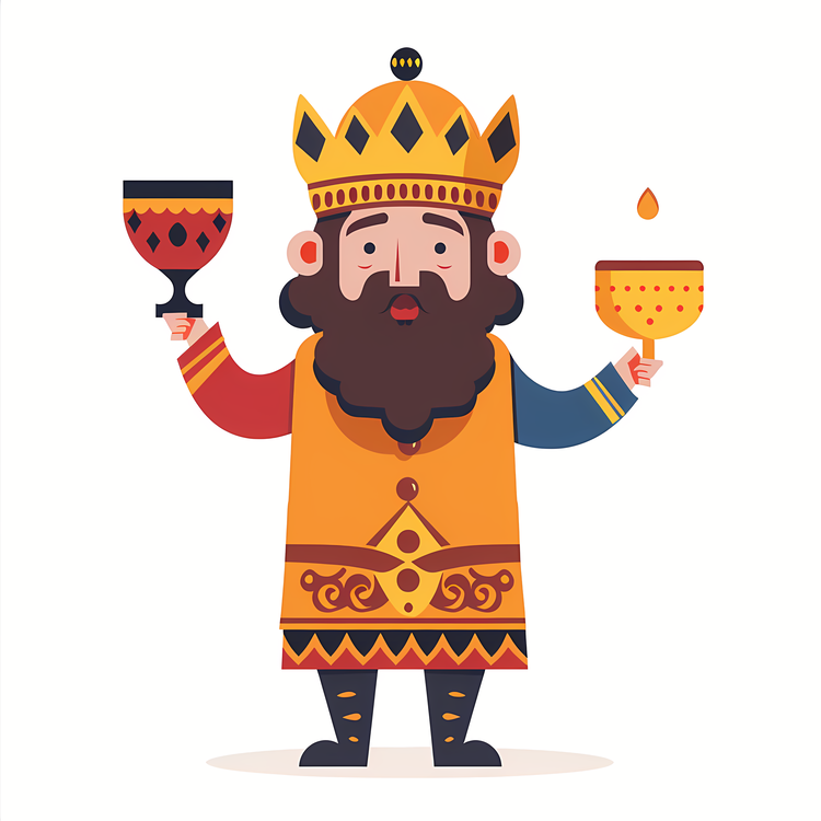 Purim,Cartoon,King