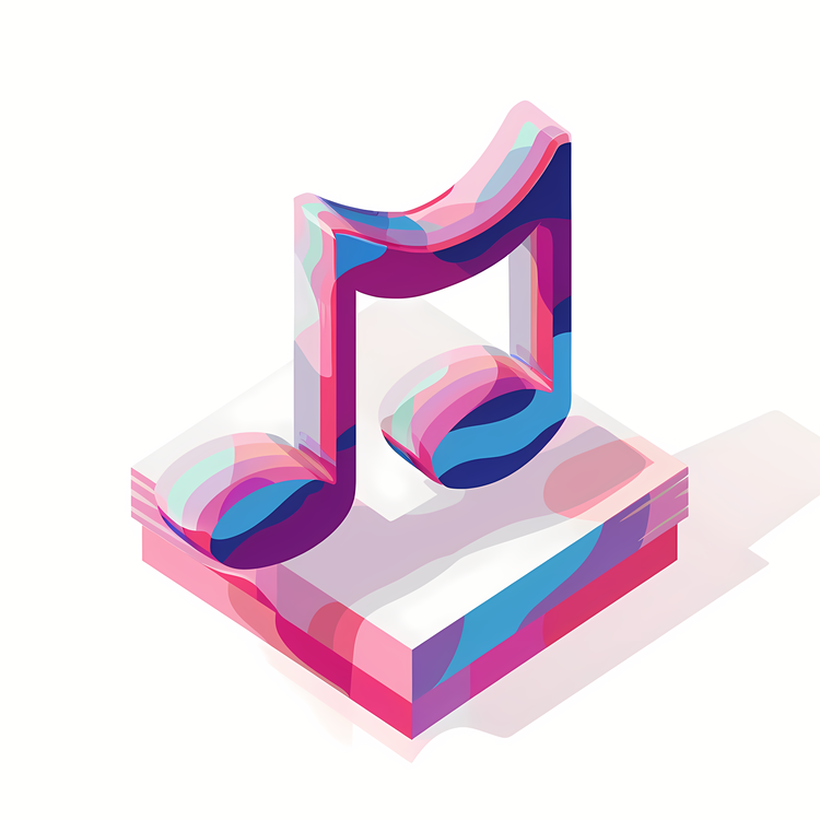 Music Note,Colorful,Abstract