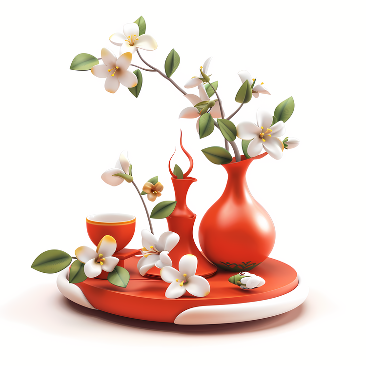 International Nowruz Day,Red,Vase