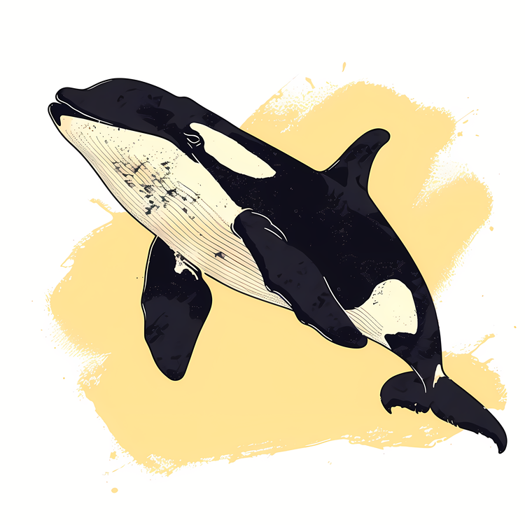 Killer Whale,Human,Paint Effect